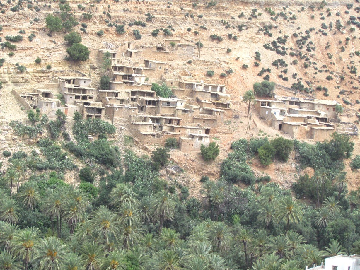 Houses in the mountains