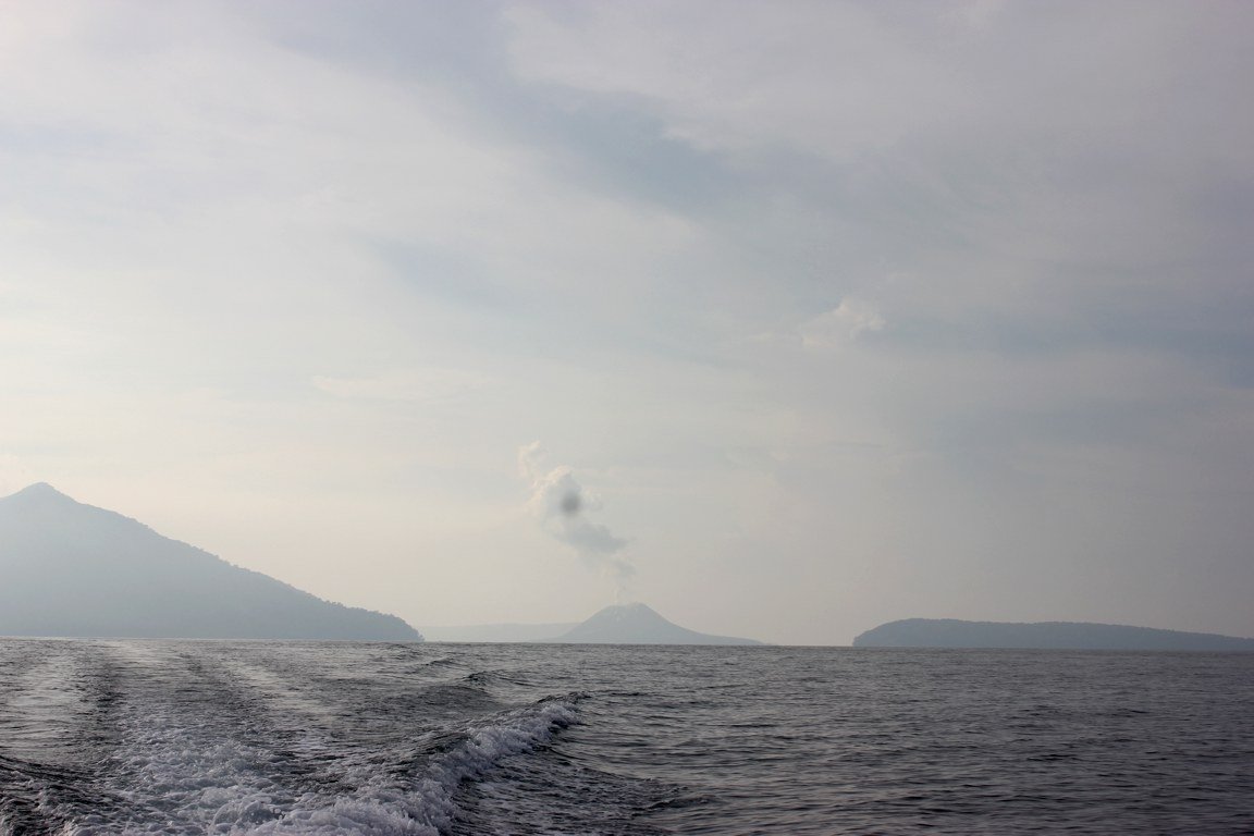 Krakatau view from a distance