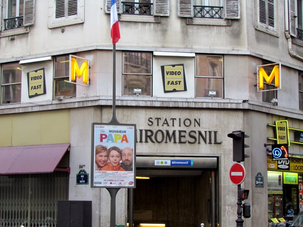 Metro station entrance