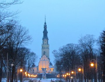 Jasna Góra at winter