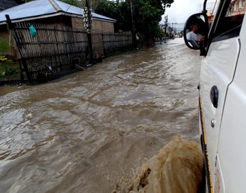 Flooded streets