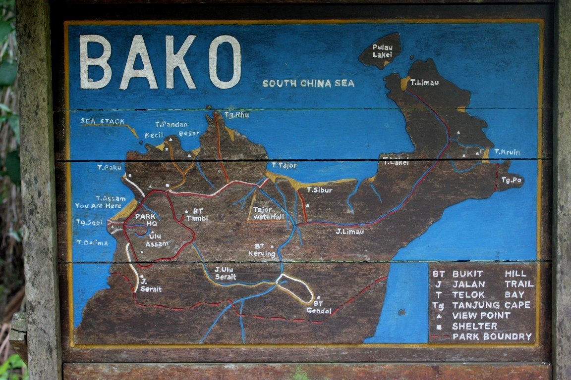 Bako map