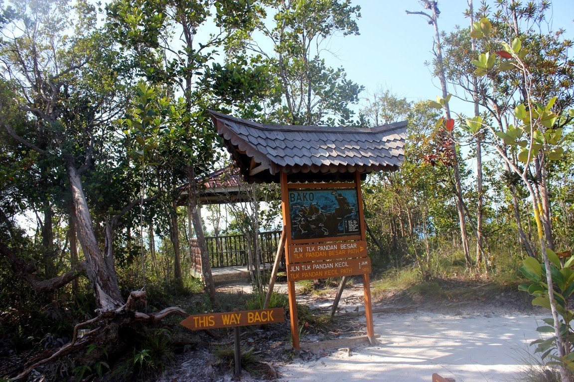 Map of Bako National Park