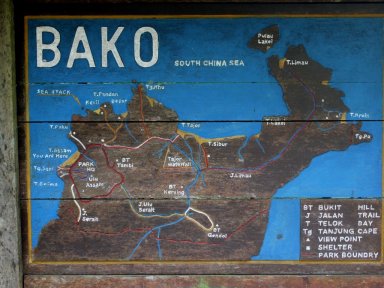 Bako map