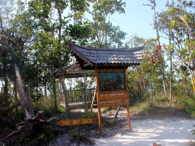 Map of Bako National Park