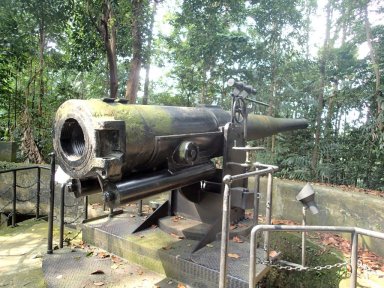 Six-inch cannon