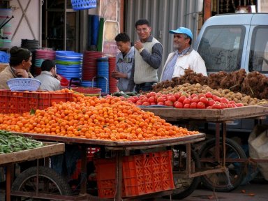 Fruits in a souk