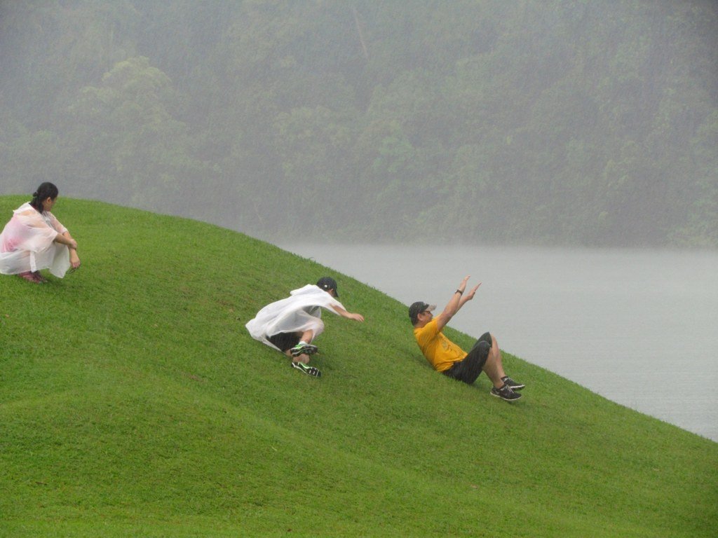 Sledging in the rain