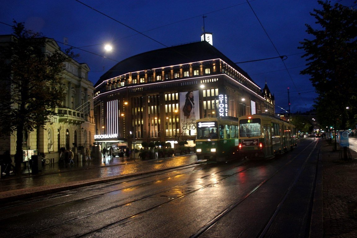 Helsinki at night